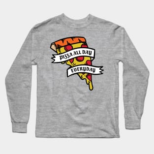 Pizza Tattoo Long Sleeve T-Shirt